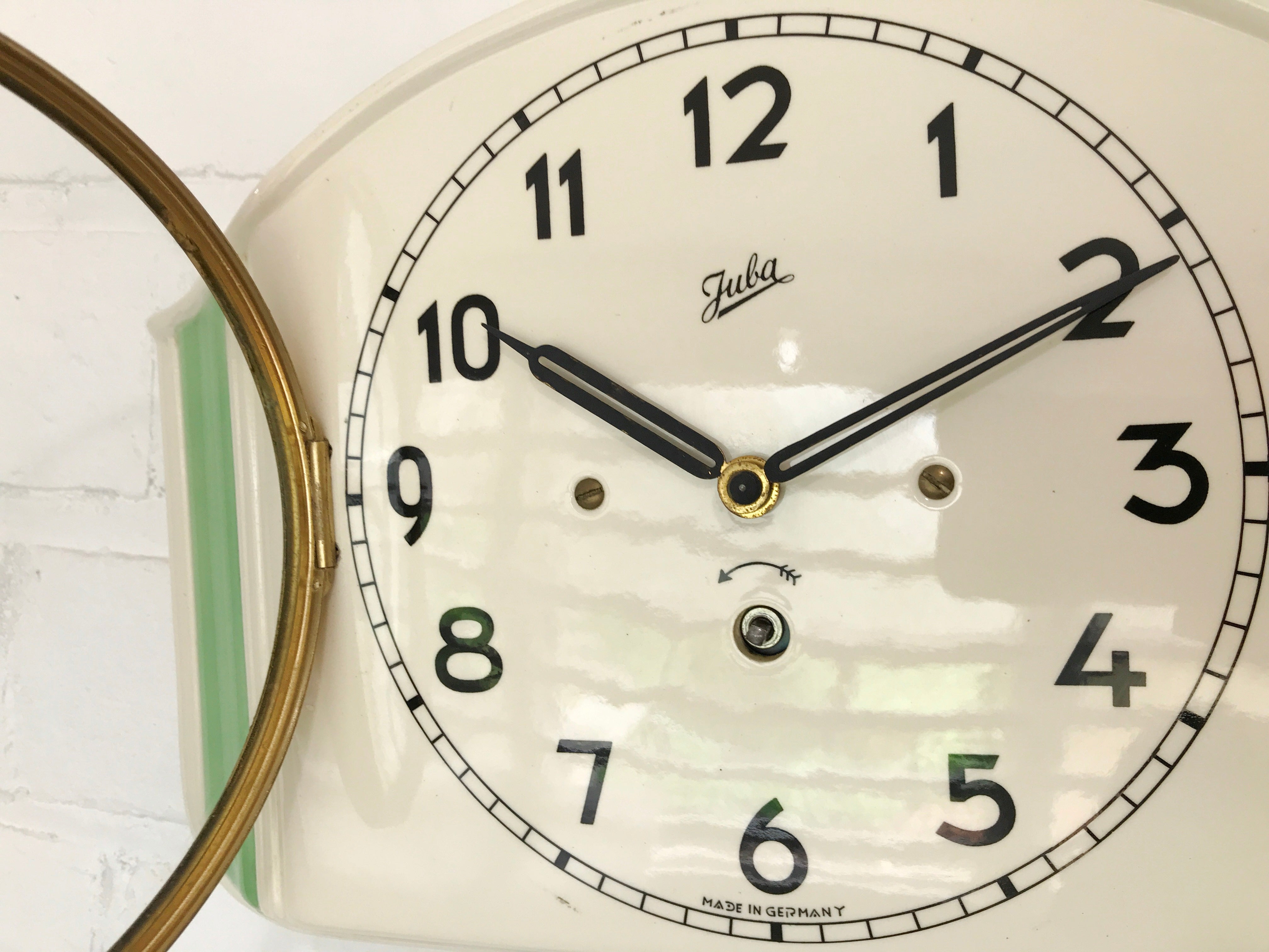 Vintage JUBA Ceramic Wall Clock | eXibit collection