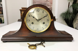 Vintage Original HAC Hammer on Coil Chime Mantel Clock | eXibit collection