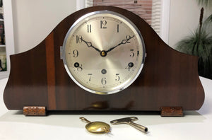 Vintage FHS Westminster Hammer Chime Mantel Clock | eXibit collection