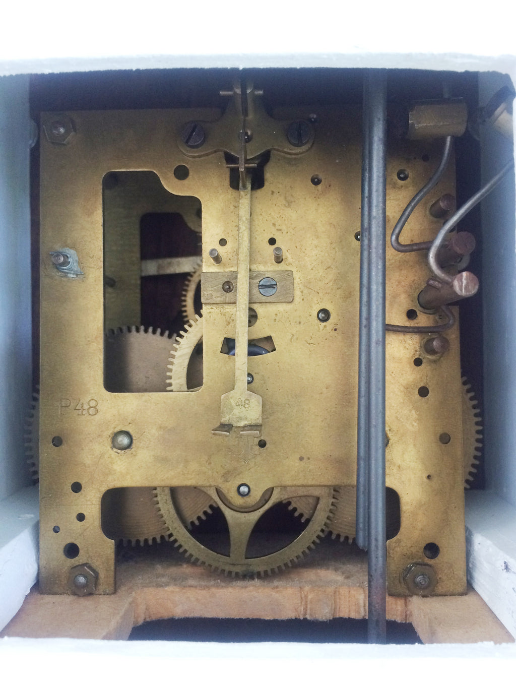 Antique Original Gustav Becker German Chime Wall Clock | eXibit collection