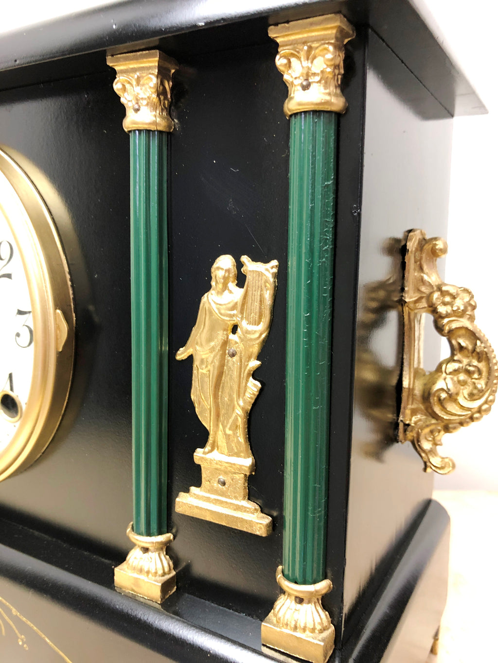 Antique Sessions Hammer on Coil Chime Mantel Clock | Adelaide Clocks