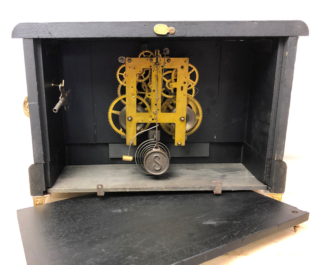 Antique Sessions Hammer on Coil Chime Mantel Clock | Adelaide Clocks