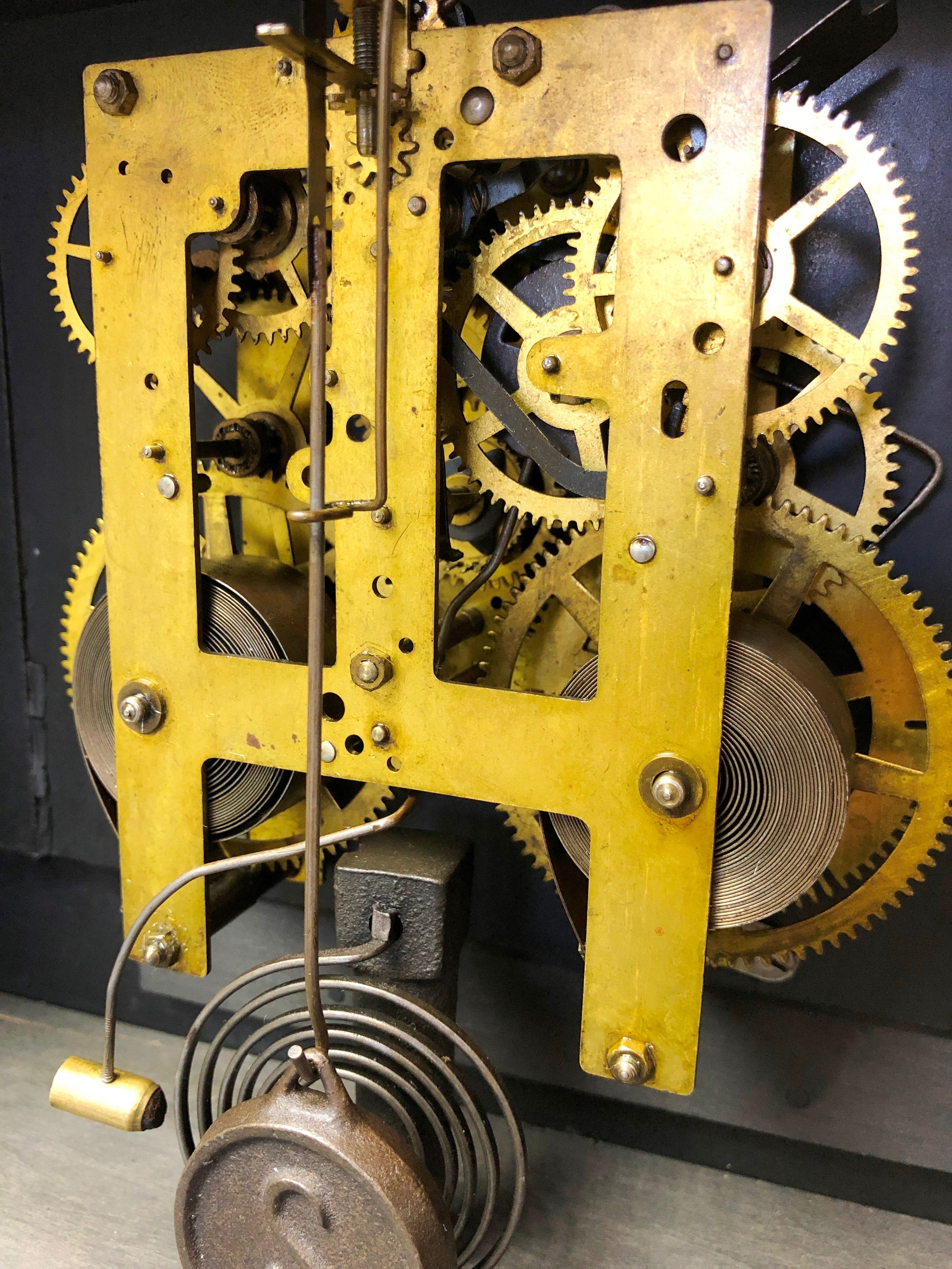 Antique Sessions Hammer on Coil Chime Mantel Clock | Adelaide Clocks