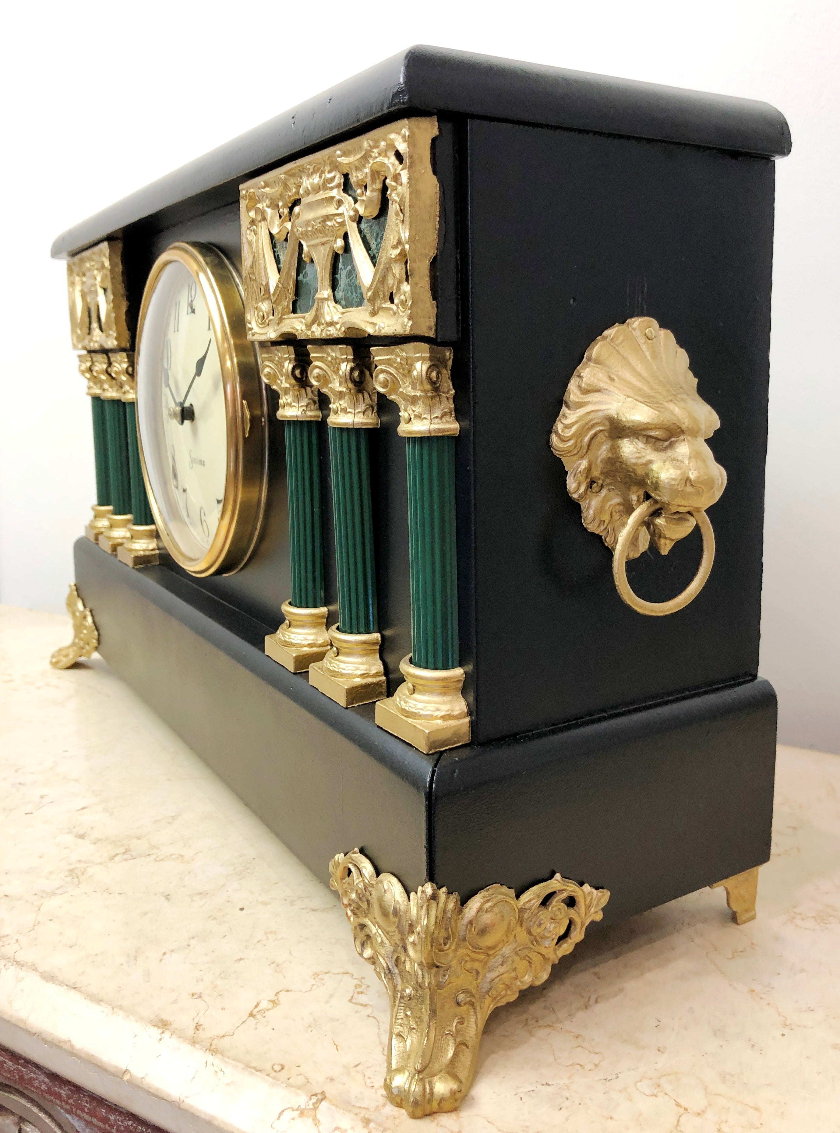 Antique Sessions Hammer Chime Mantel Clock | eXibit collection