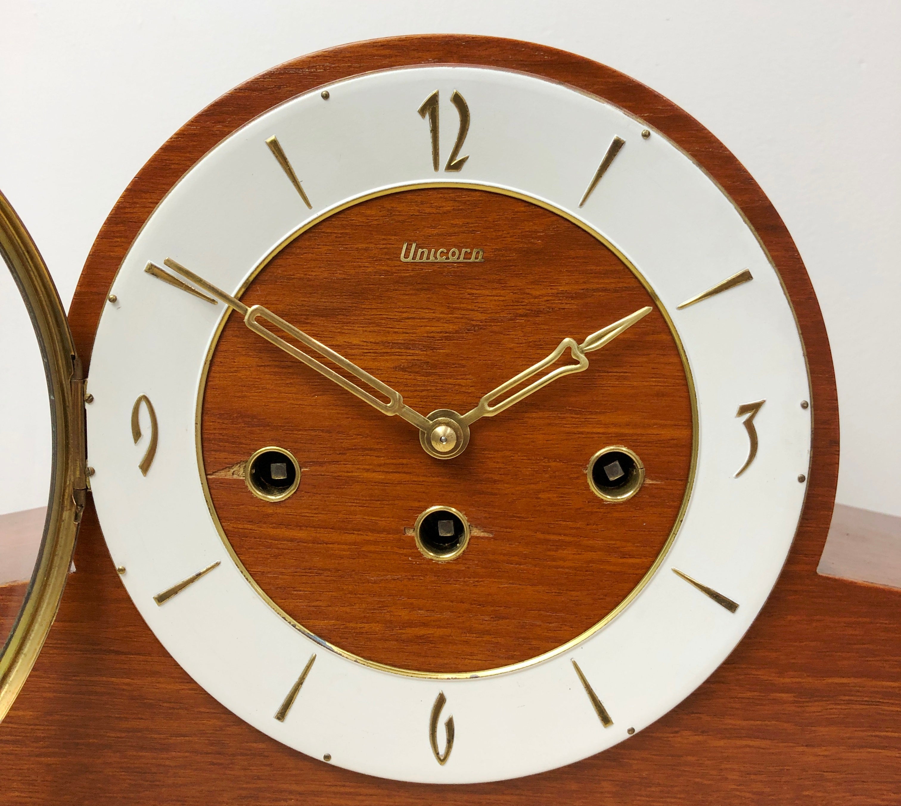 Vintage Unicorn Westminster Hammer Chime Mantel Clock | eXibit collection