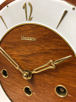 Vintage Unicorn Westminster Hammer Chime Mantel Clock | eXibit collection