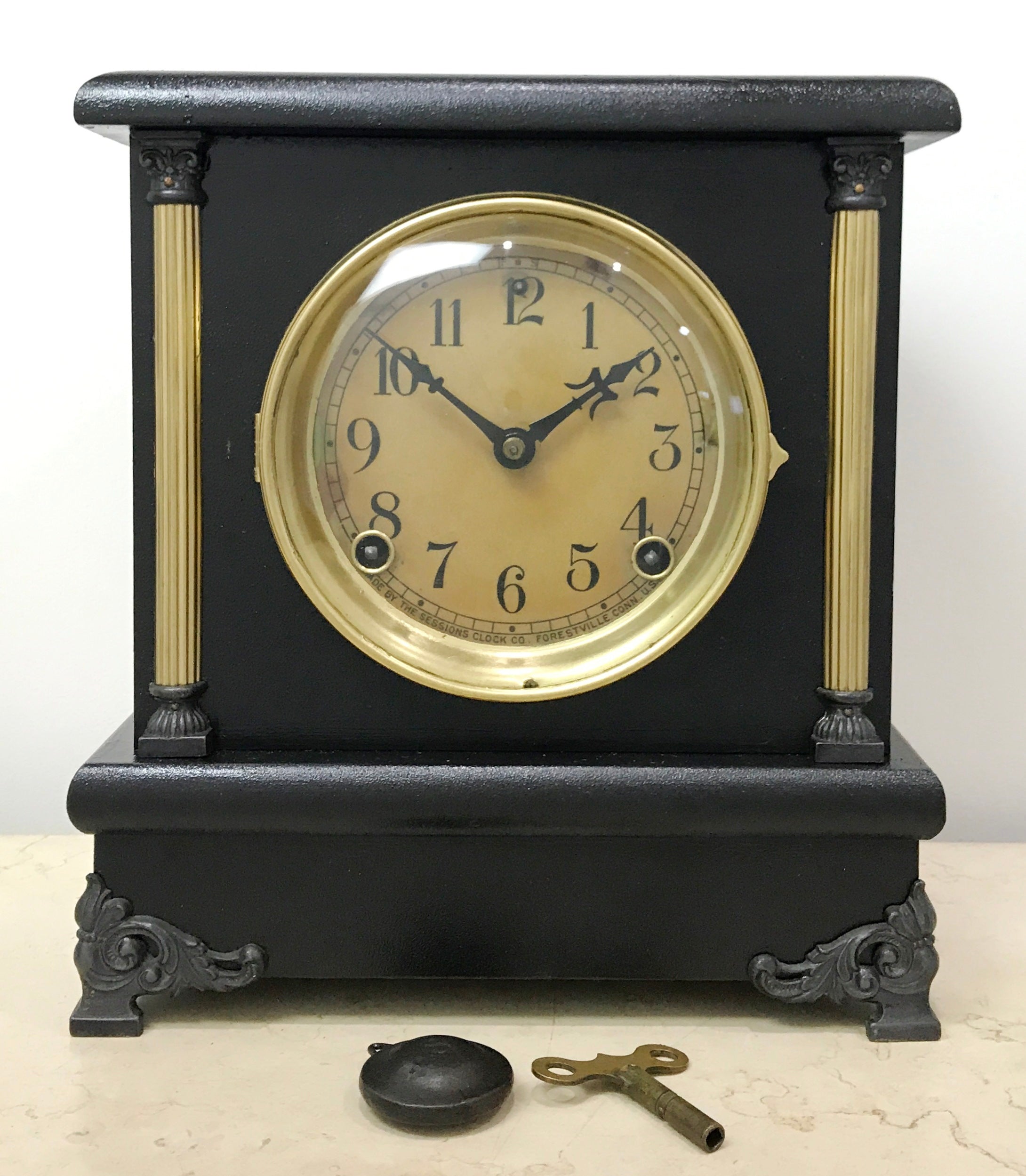 Antique Sessions Mantel Clock | eXibit collection