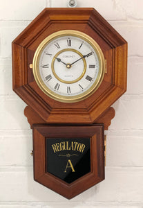 Vintage Regulator Coronet Quartz Wall Clock | eXibit collection