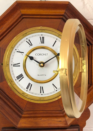 Vintage Regulator Coronet Quartz Wall Clock | eXibit collection