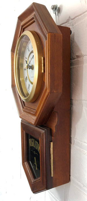 Vintage Regulator Coronet Quartz Wall Clock | eXibit collection