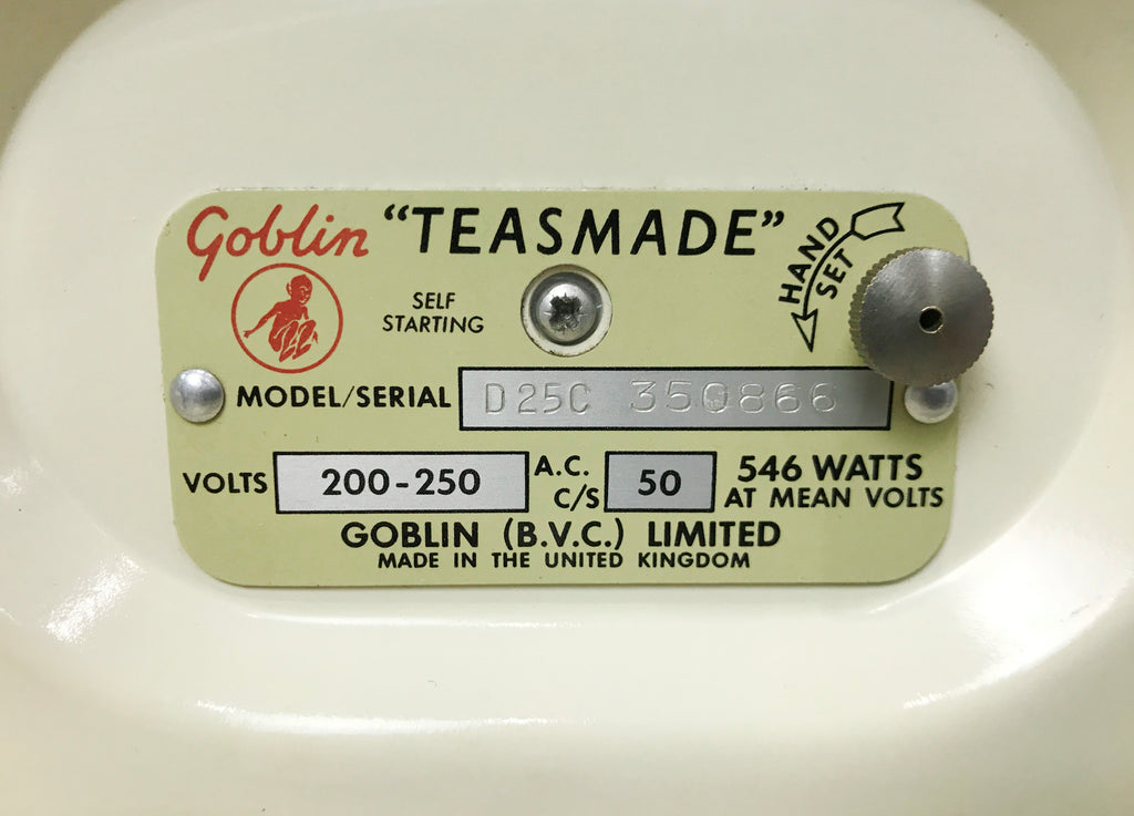 Vintage Goblin Teasmade with Alarm Clock | eXibit collection