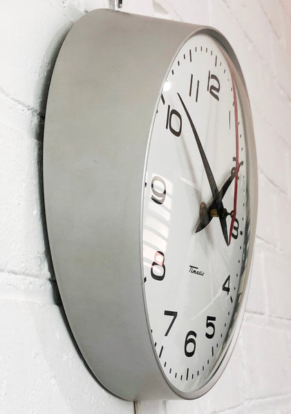 Vintage Electric Timatic Metal Wall Clock | eXibit collection