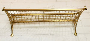 Vintage NSWR Railway Brass Luggage Rack | eXibit collection