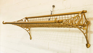 Vintage NSWR Railway Brass Luggage Rack | eXibit collection