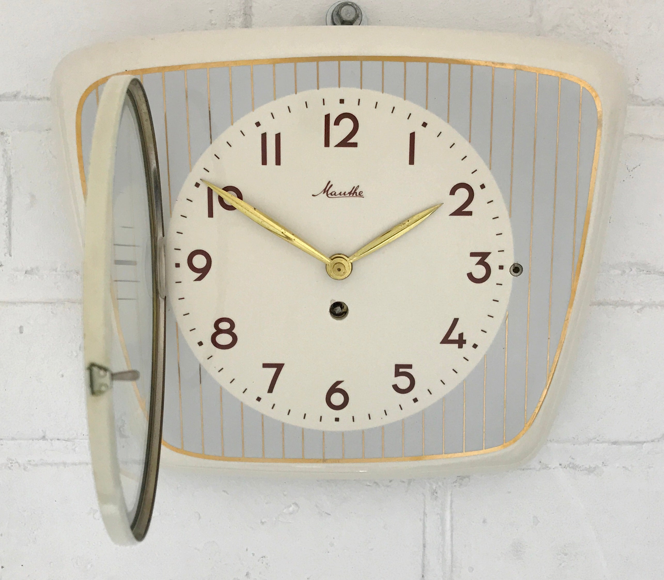 Vintage MAUTHE Ceramic Wall Clock | eXibit collection