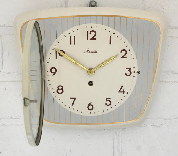 Vintage MAUTHE Ceramic Wall Clock | eXibit collection