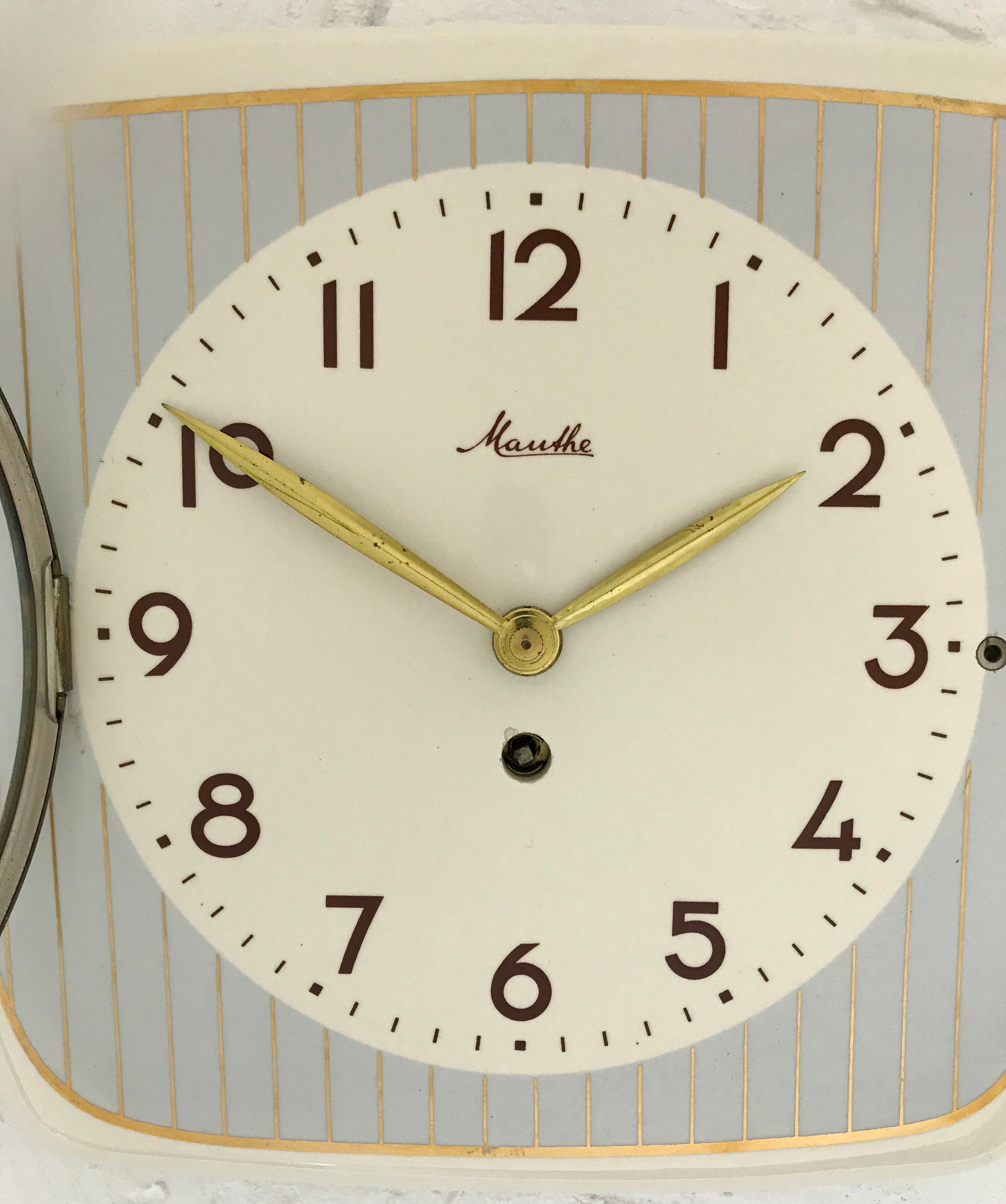 Vintage MAUTHE Ceramic Wall Clock | eXibit collection