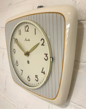 Vintage MAUTHE Ceramic Wall Clock | eXibit collection