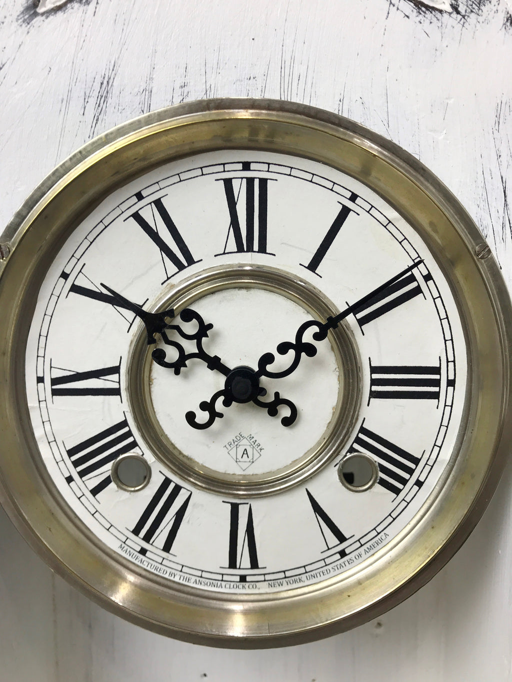 Antique Ansonia Kitchen Quartz Battery Mantel Clock | Adelaide Clocks