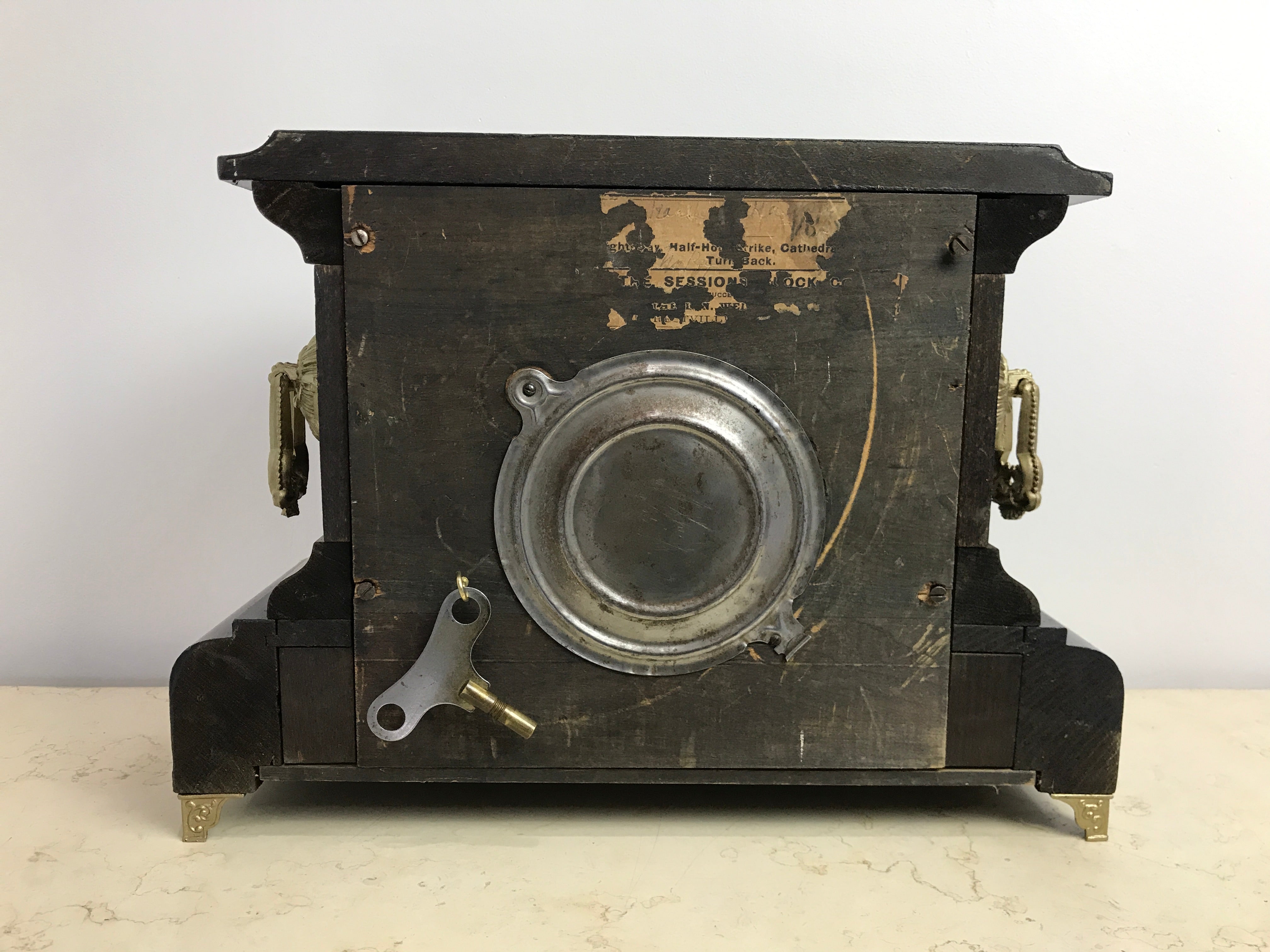 Antique Sessions Chime Mantel Clock | eXibit collection