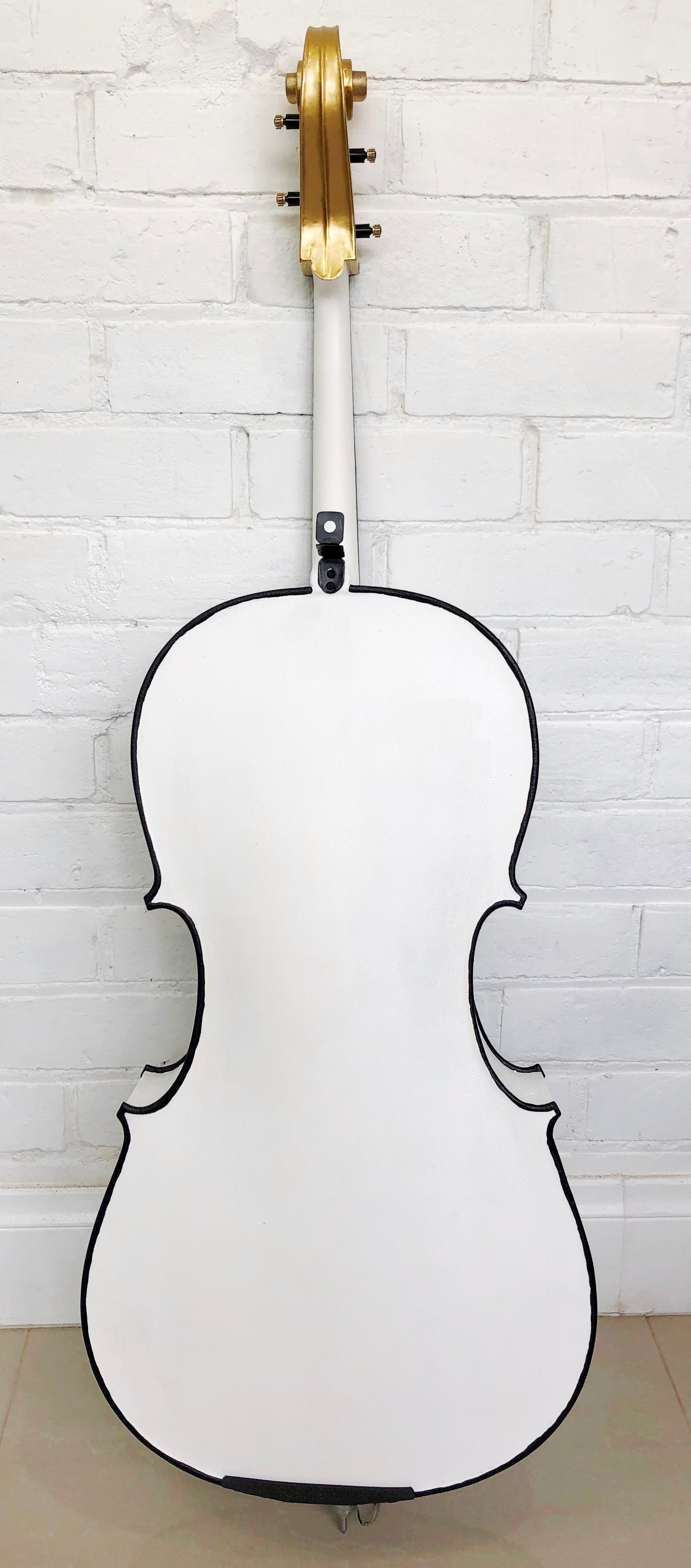 Original 4x String Wooden CELLO Wall Clock | eXibit collection