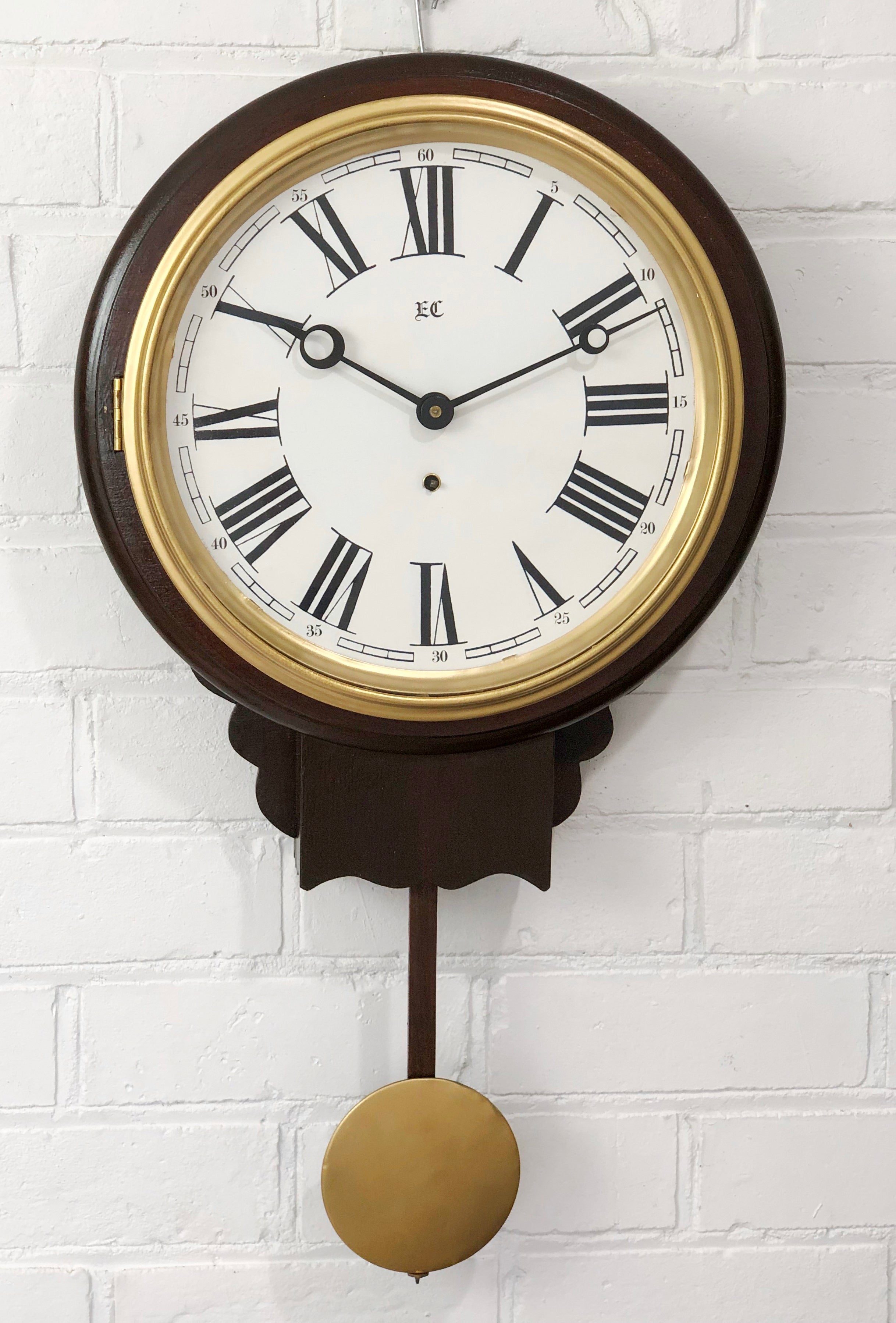 Antique Silent Pendulum Wall Clock | eXibit collection