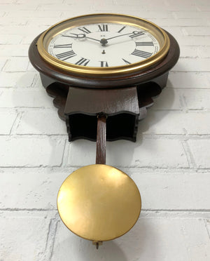 Antique Silent Pendulum Wall Clock | eXibit collection