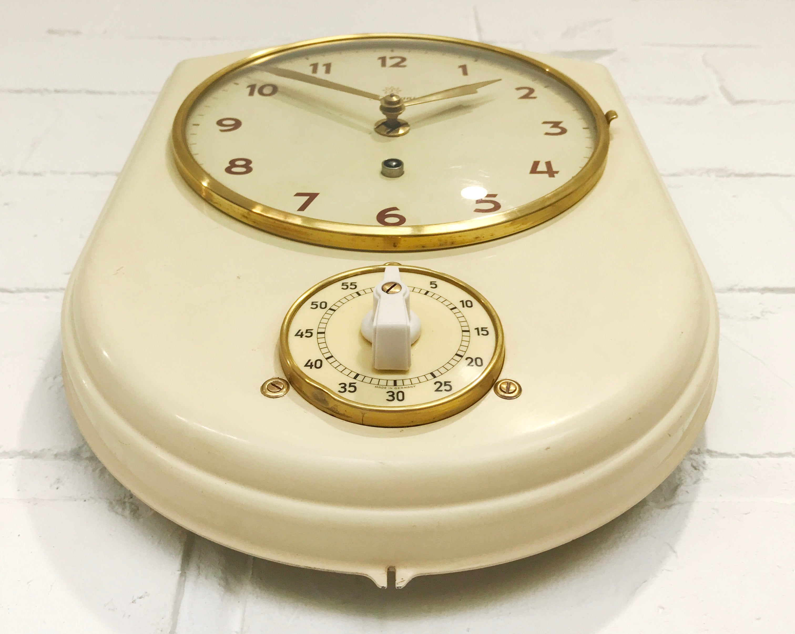 Vintage Junghans  Kitchen Timer Wall Clock | eXibit collection