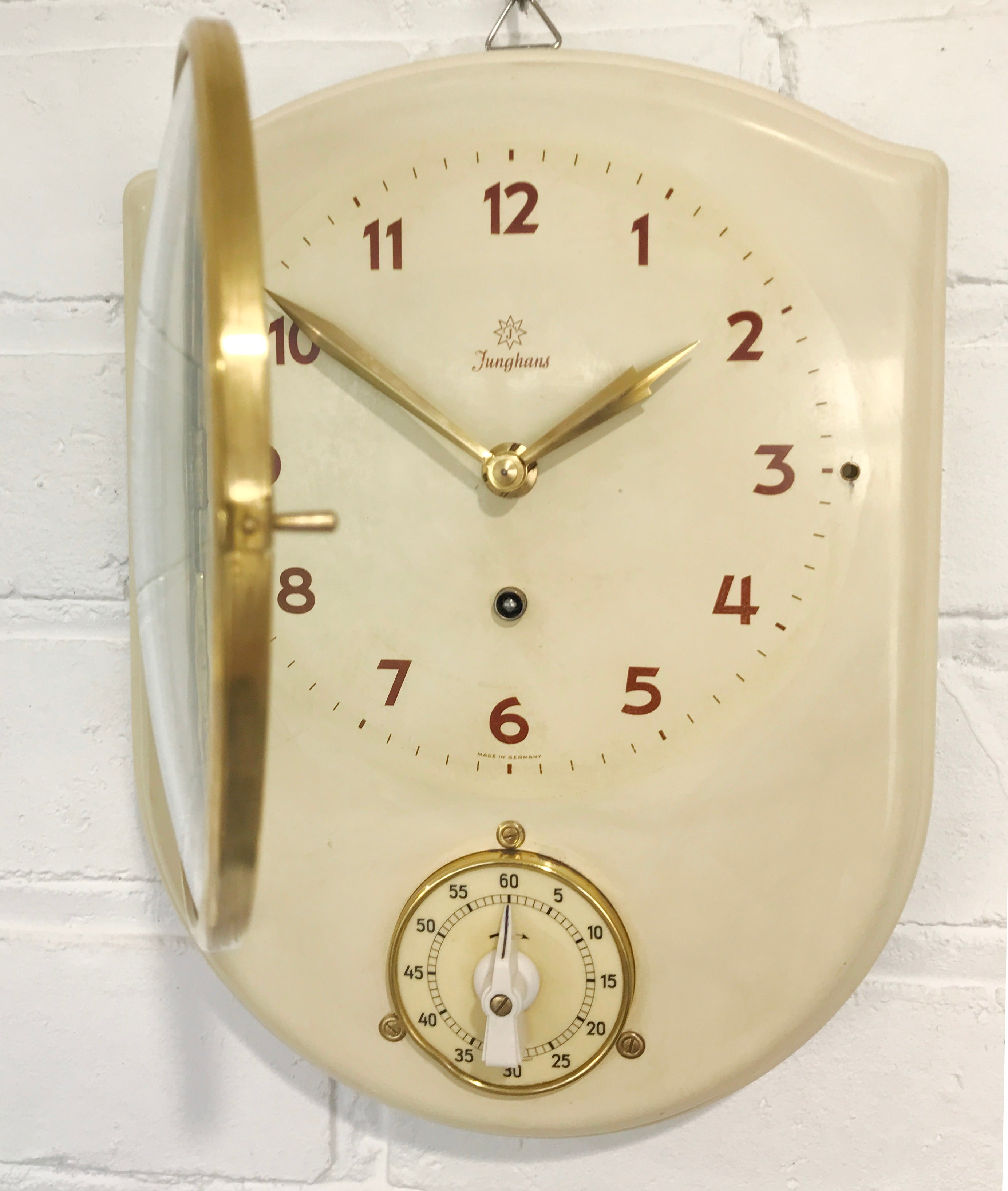 Vintage Junghans  Kitchen Timer Wall Clock | eXibit collection