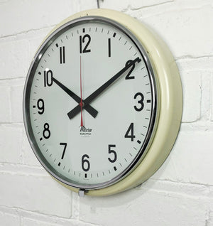 Vintage MICRO Electric Quartz Wall Clock | eXibit collection