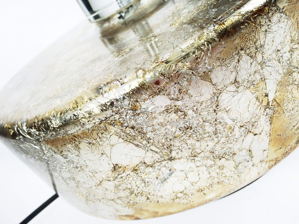 Vintage Rustic Style Crackle Look Table Lamp Base | eXibit collection
