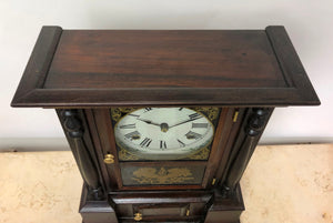 Antique Atkins Hammer on Coil Chime Mantel Clock | eXibit collection