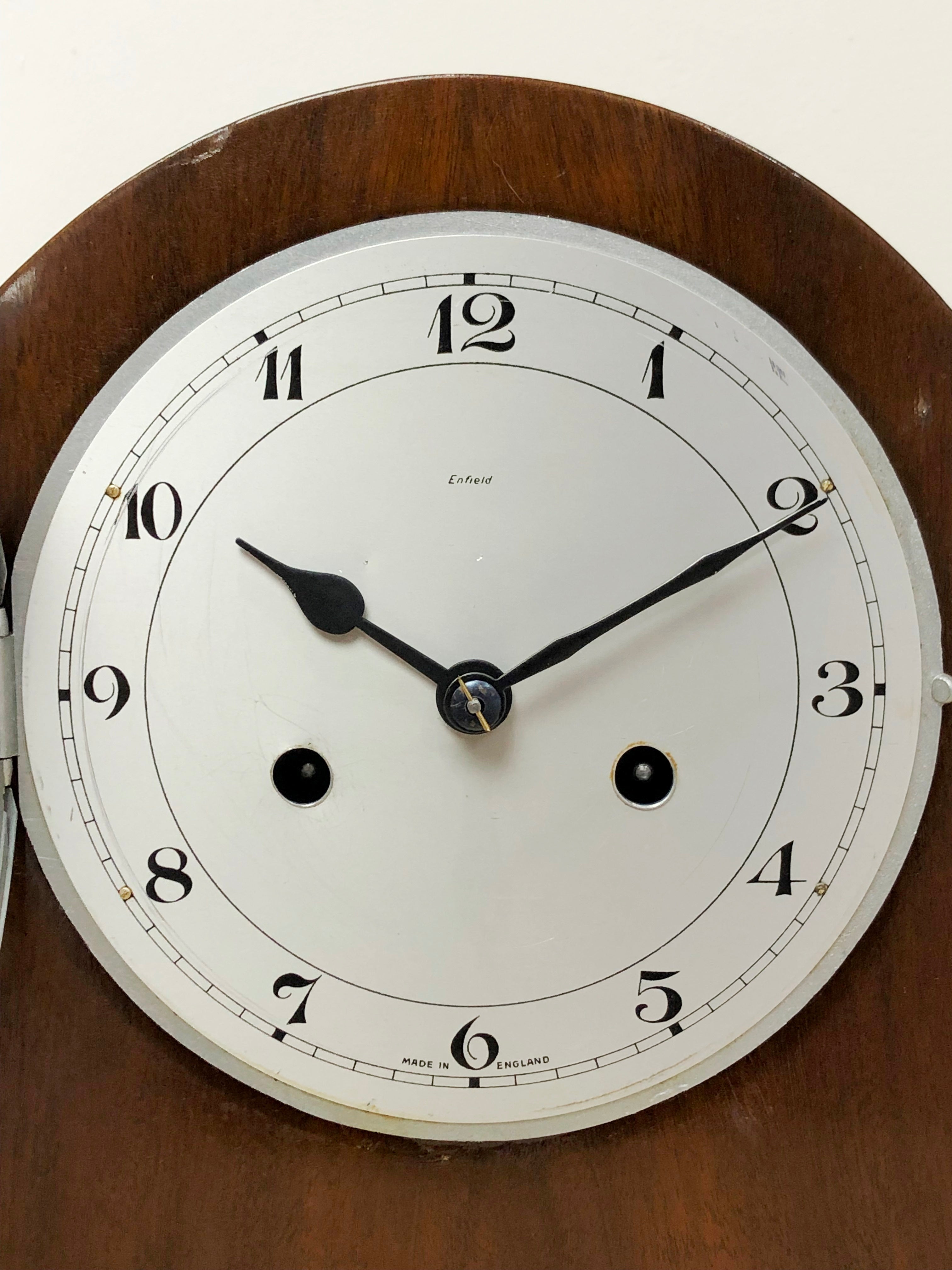 Enfield Clock Collection Original Vintage Enfield Hammer Chime Mantel Clock | Adelaide Clocks