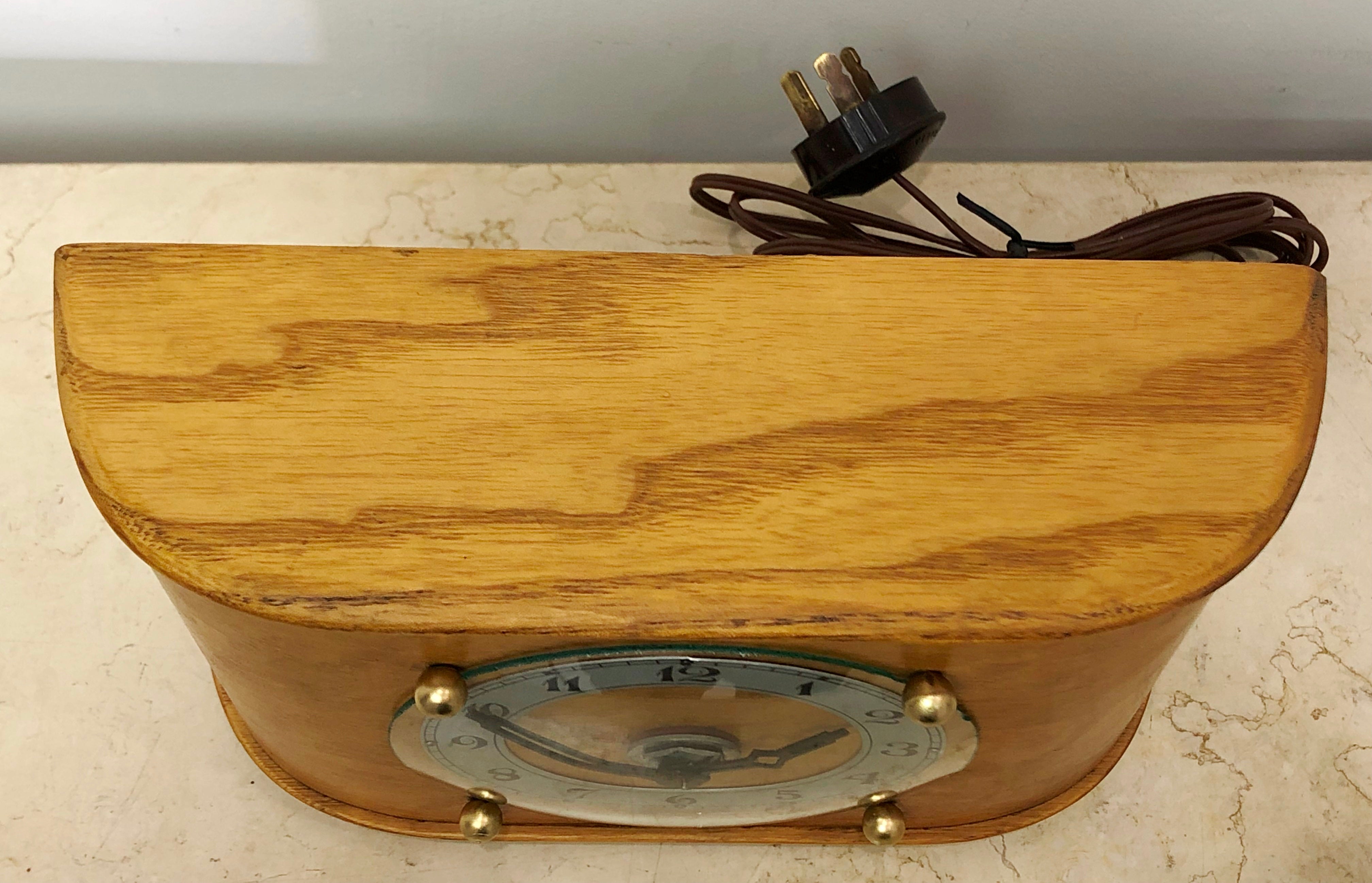 Vintage Art Deco British Electric Mantel Clock | eXibit collection