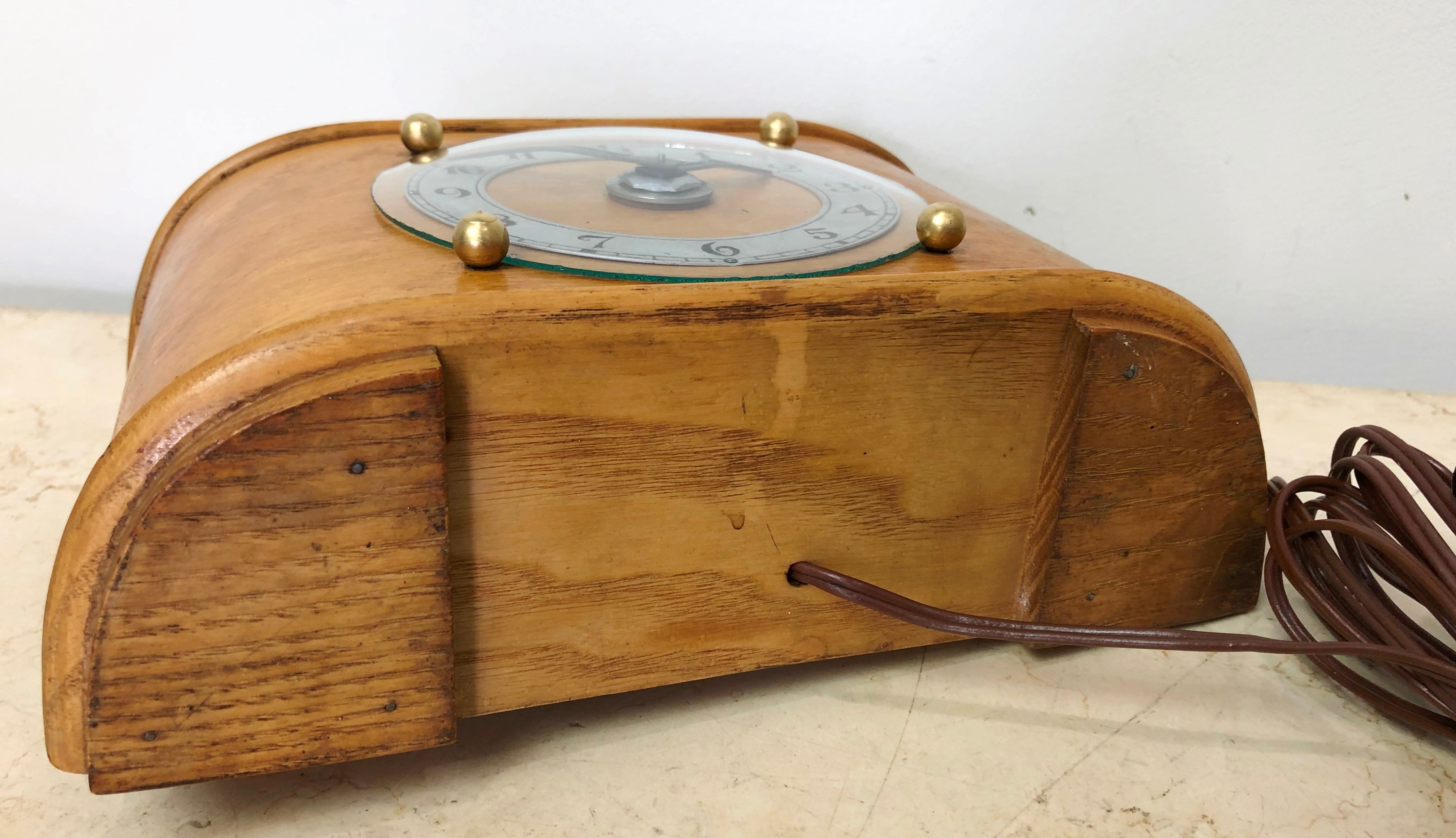 Vintage Art Deco British Electric Mantel Clock | eXibit collection