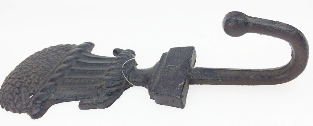 Cast Iron Urn Plant Garden Display Hanging Hook | Adelaide Clocks
