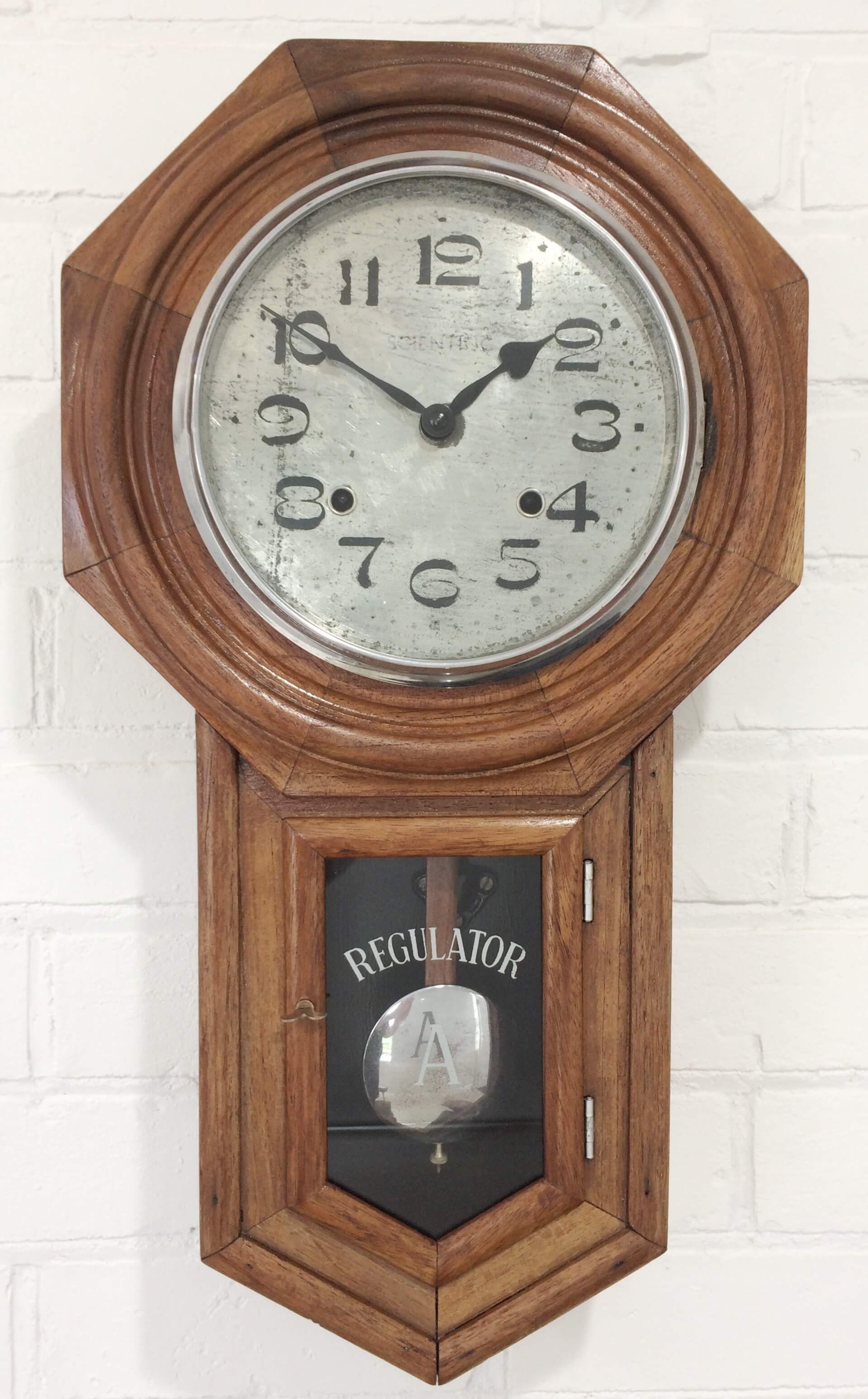 ANTIQUE Scientific MFG.Co Regulator Clock | eXibit collection