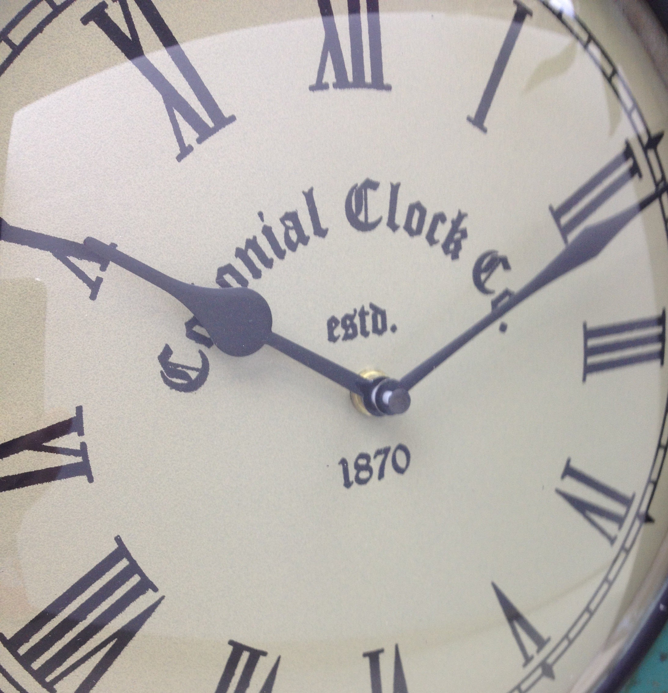 Vintage RUSTIC Industrial Round Metal Wall Clock | Adelaide Clocks