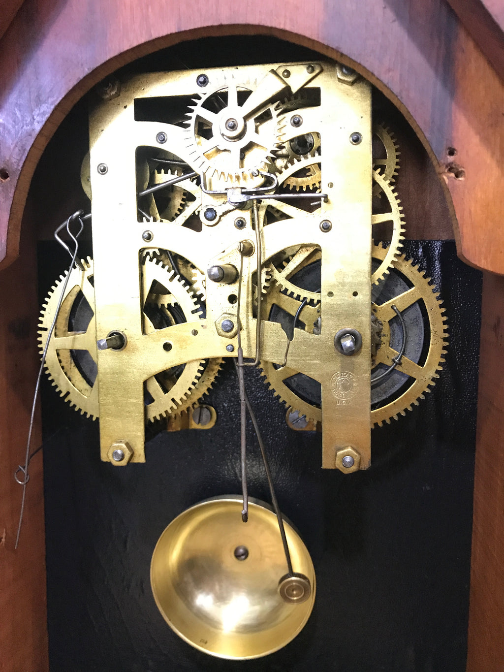 Antique New Haven Jerome Cathedral Steeple Mantel Clock | Adelaide Clocks