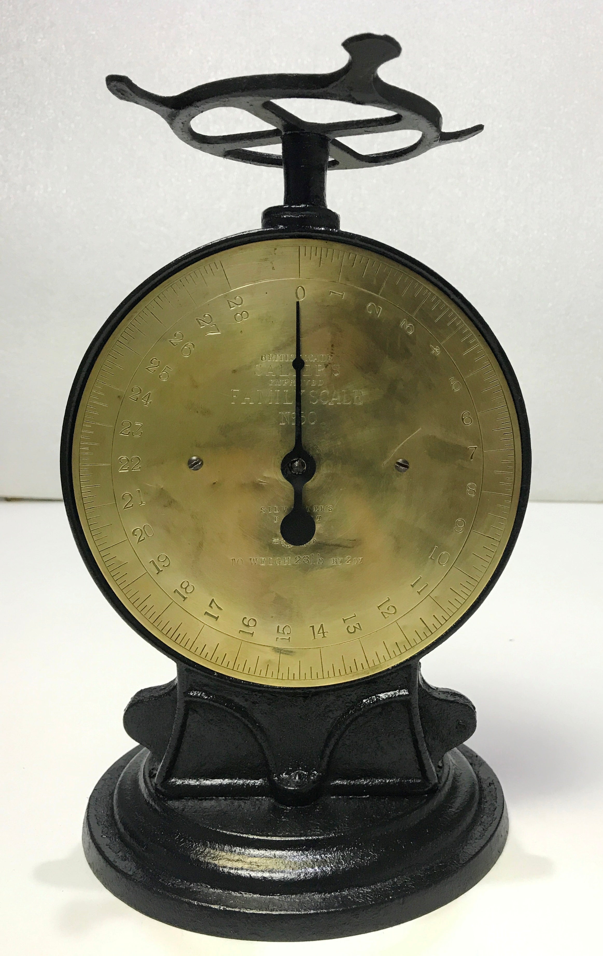 Vintage Cast Iron SALTER Kitchen Scale | eXibit collection