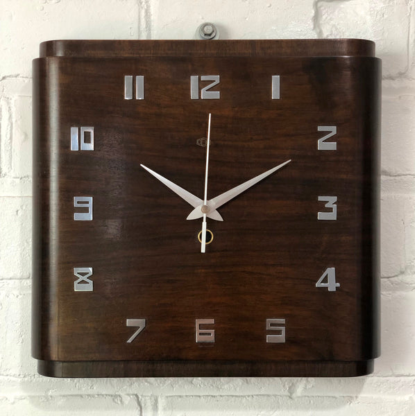 Vintage ODO Battery Wood Wall Clock | eXibit collection