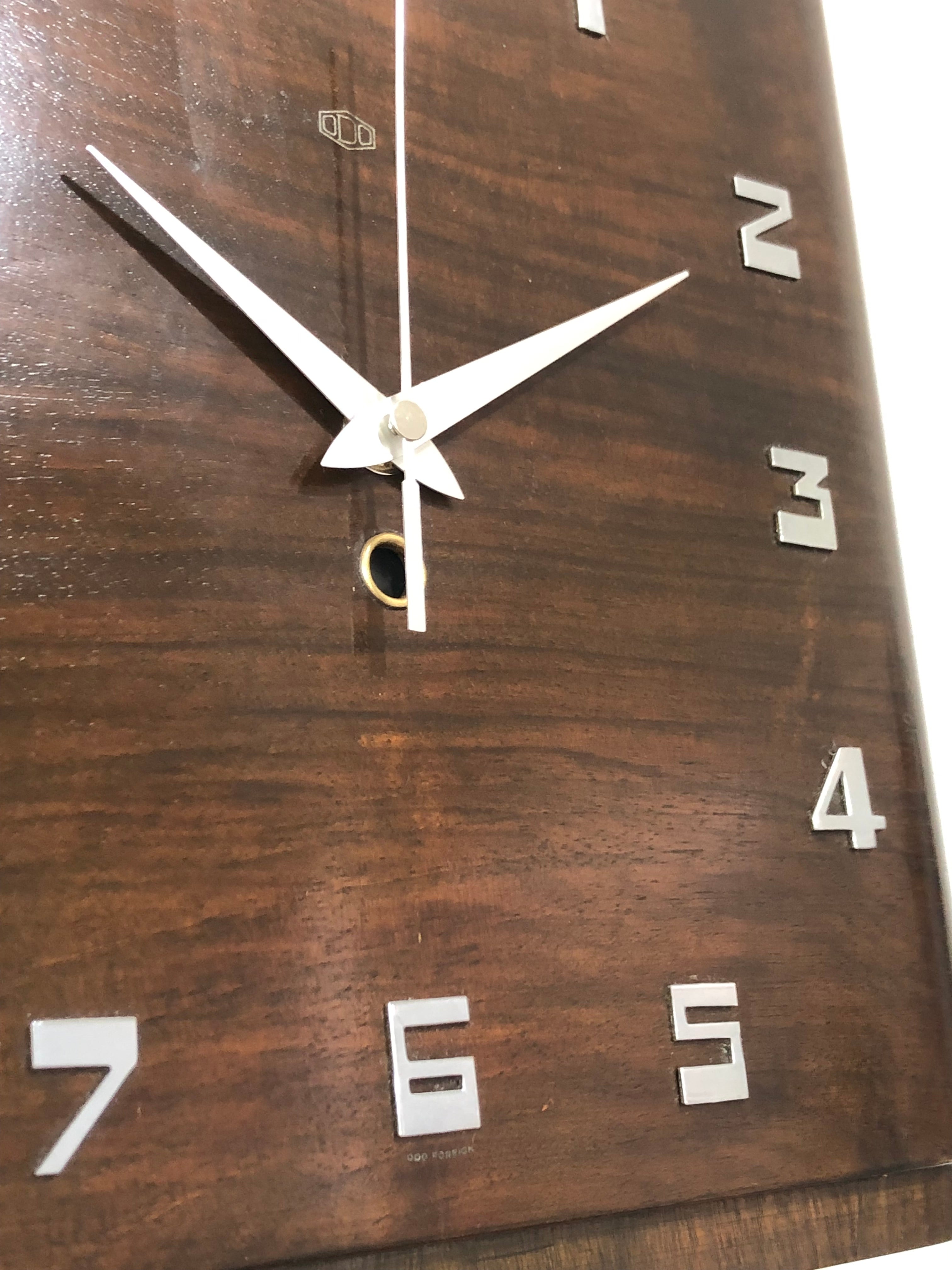 Vintage ODO Battery Wood Wall Clock | eXibit collection