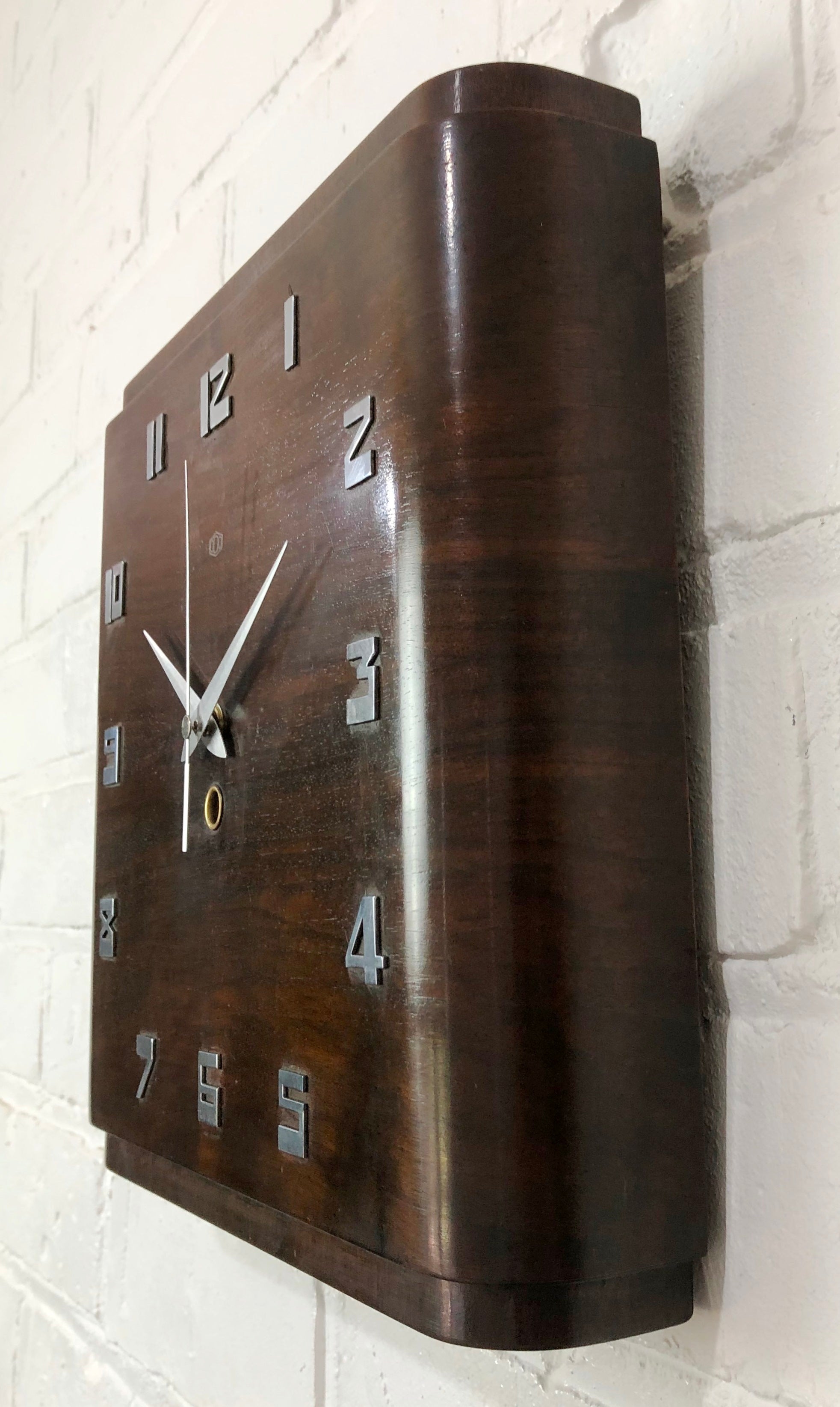 Vintage ODO Battery Wood Wall Clock | eXibit collection