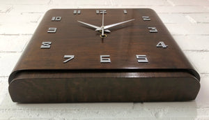 Vintage ODO Battery Wood Wall Clock | eXibit collection