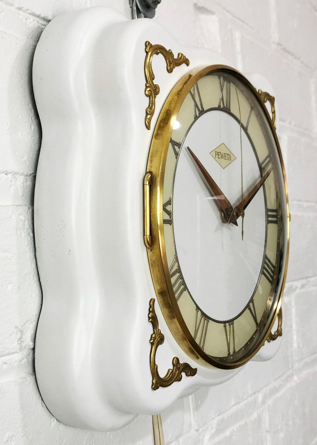 Vintage PEWETA German Electric Kitchen Wall Clock | Adelaide Clocks