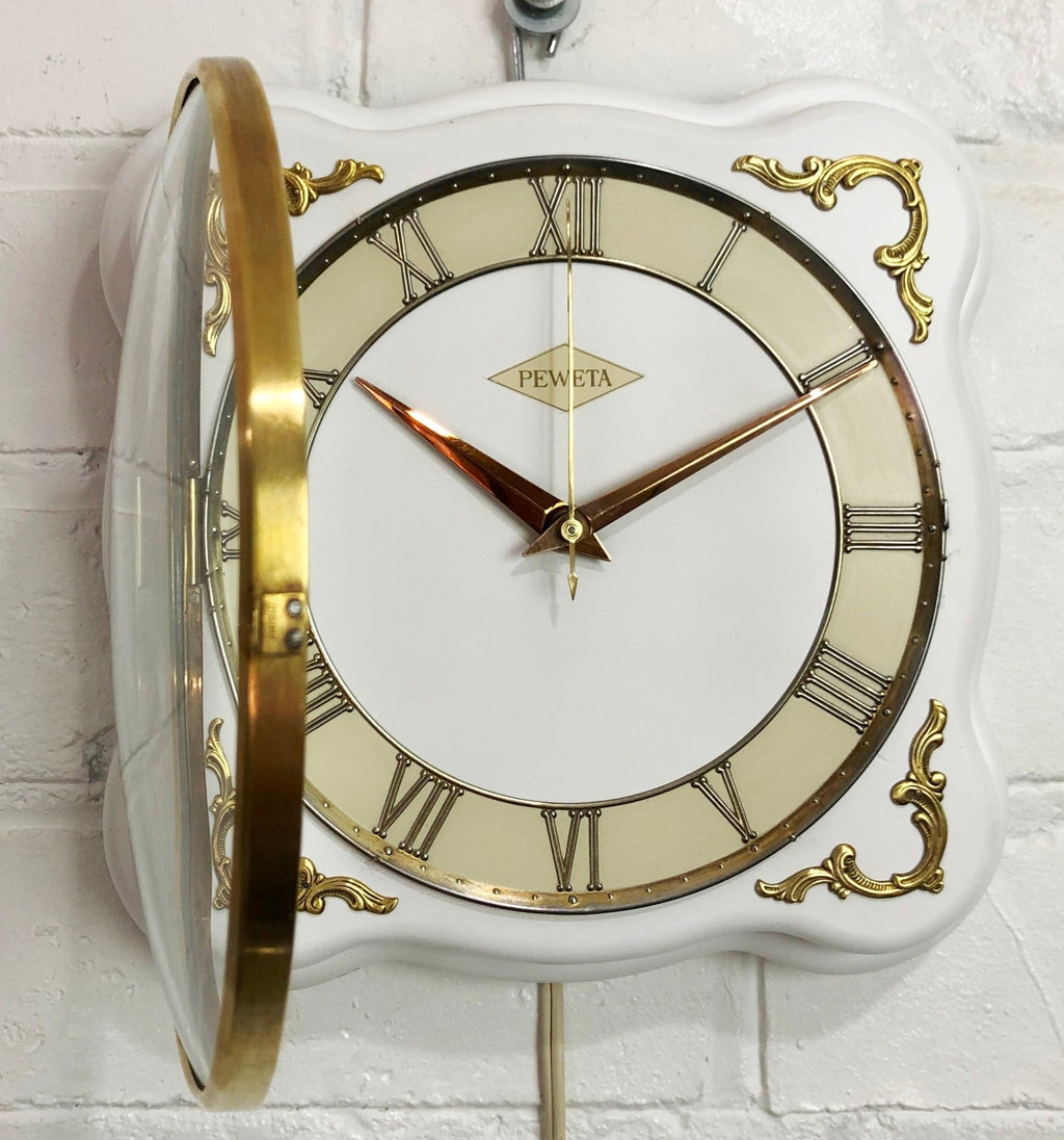 Vintage PEWETA German Electric Kitchen Wall Clock | Adelaide Clocks
