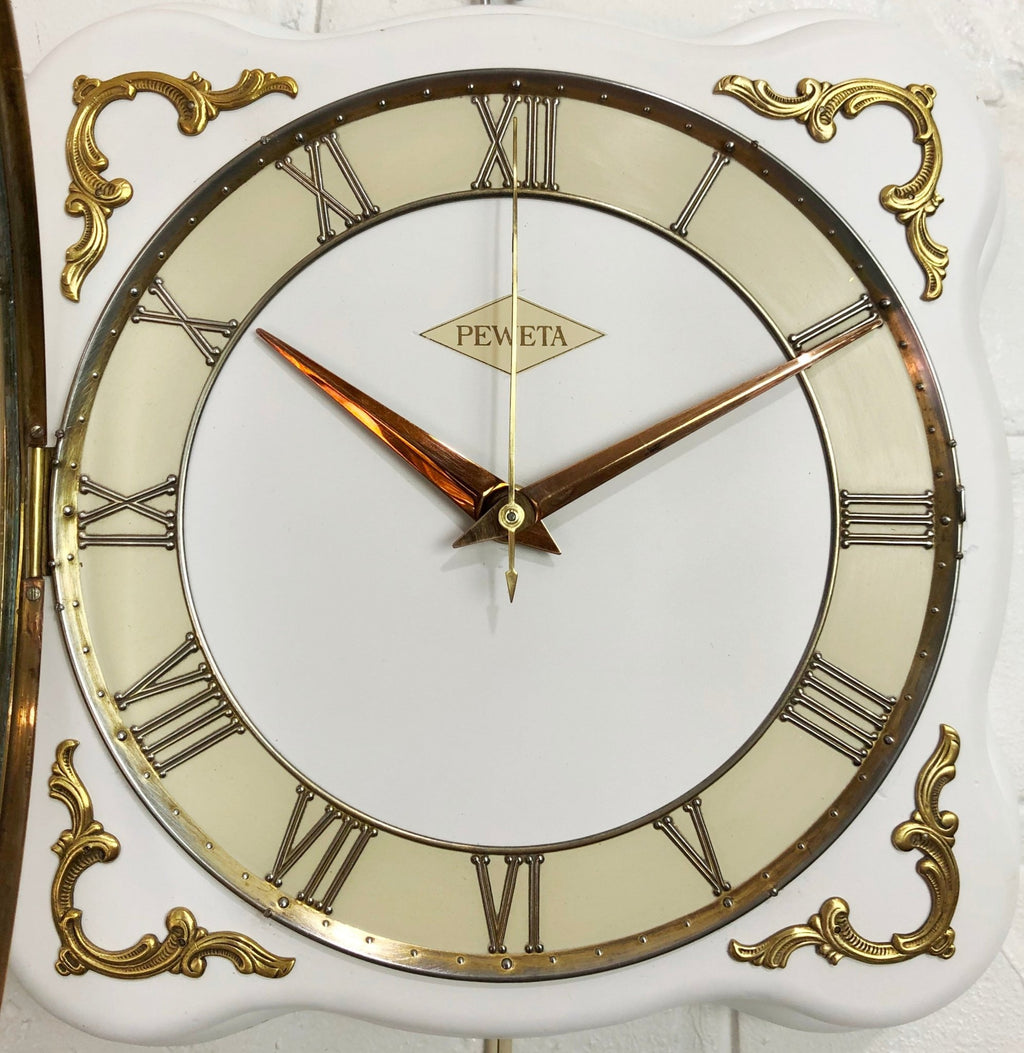 Vintage PEWETA German Electric Kitchen Wall Clock | Adelaide Clocks