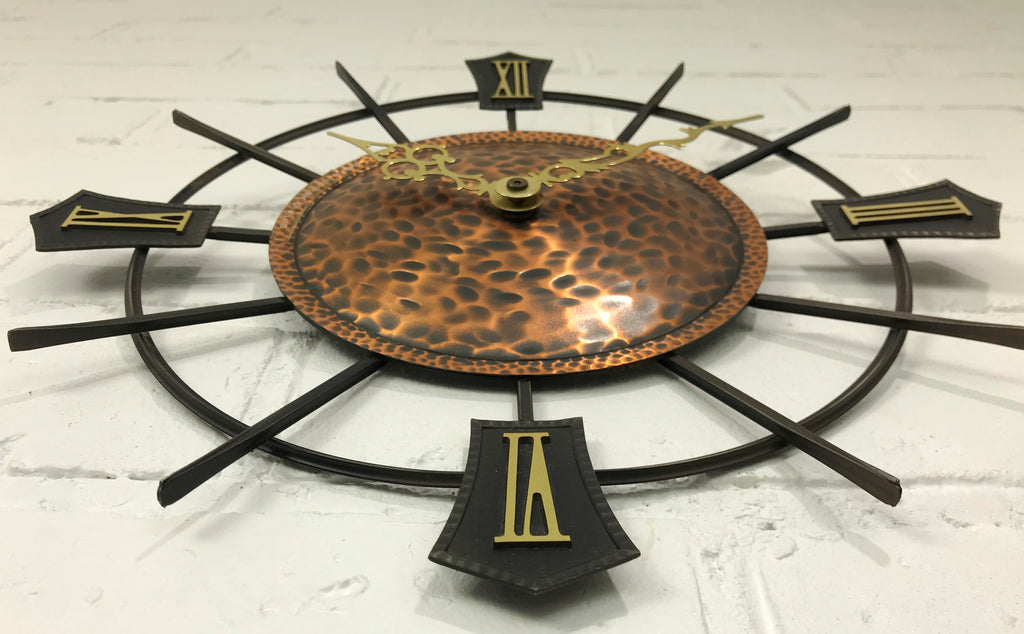 Vintage Starburst JUNGHANS Battery Wall Clock