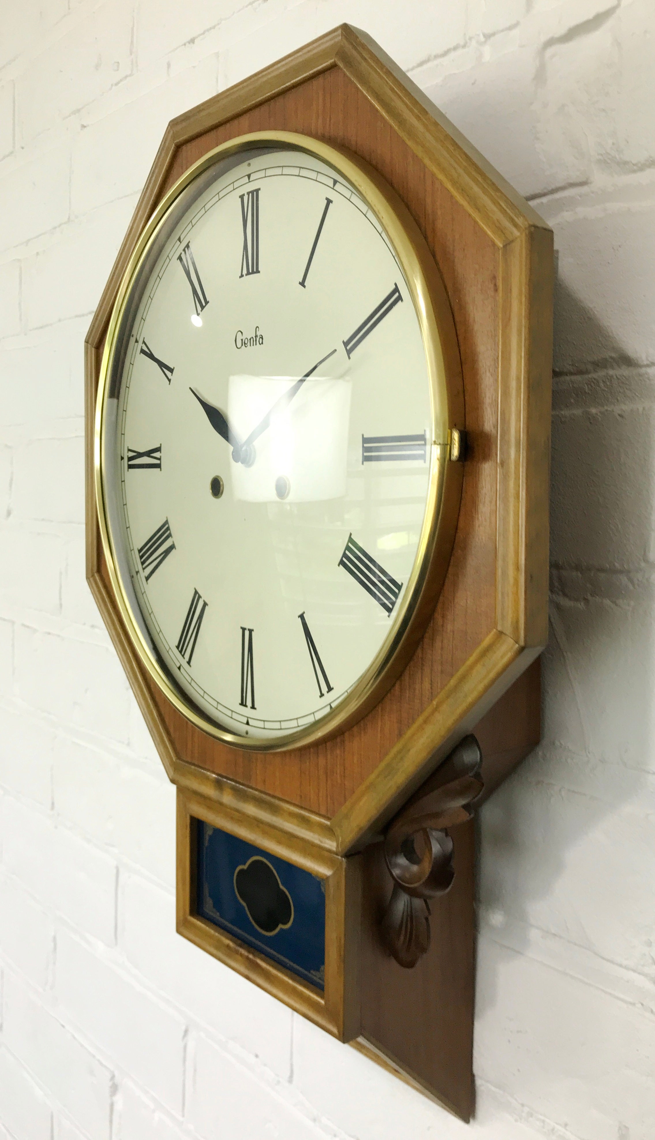 Antique GENFA Octagon Wall Clock | eXibit collection