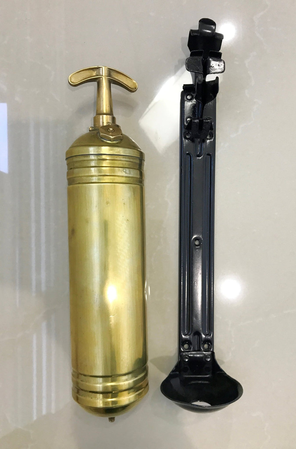 Vintage FIRE BOY Brass Fire Extinguisher | eXibit collection